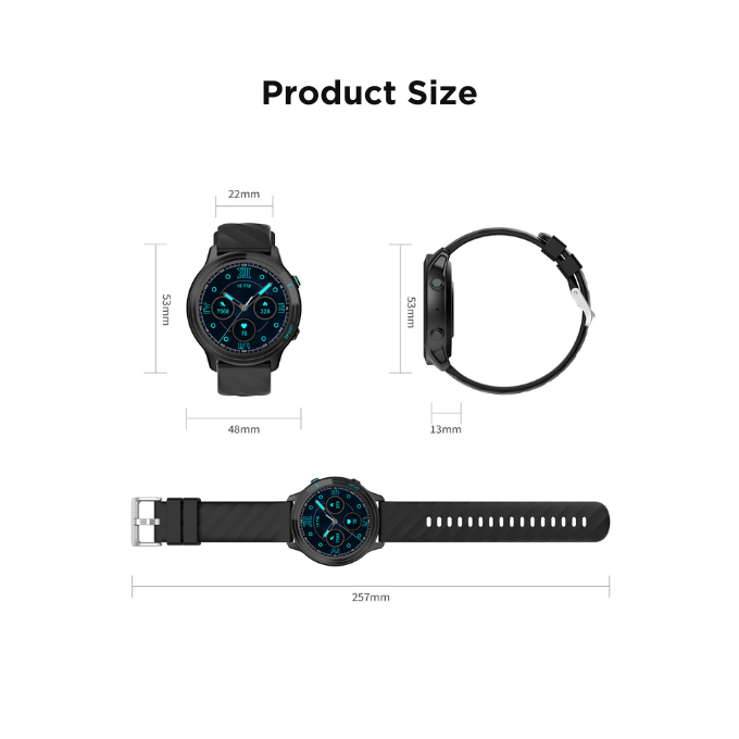 BLACK Fit 2 Health Monitor Smart Watch, upto 15 Day battery, 1.5in screen, 1Yr Warranty BLACK Fit 2 Health Monitor Smart Watch, upto 15 Day battery, 1.5in screen, 1Yr Warranty